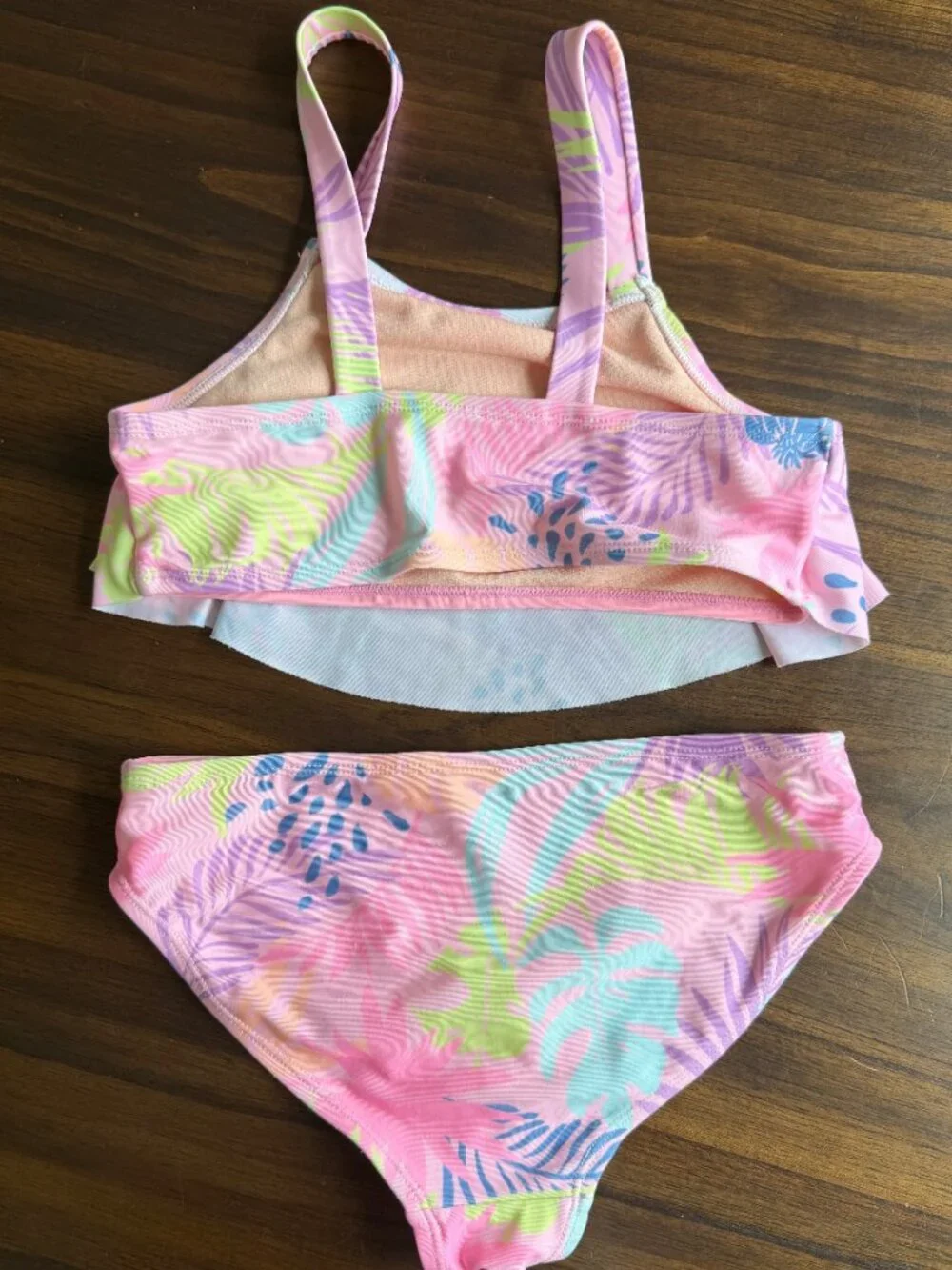 Girls Size 7/8 Two-Piece Swimsuit Lot – 4 Bikini Sets Old Navy Art Class Wonder